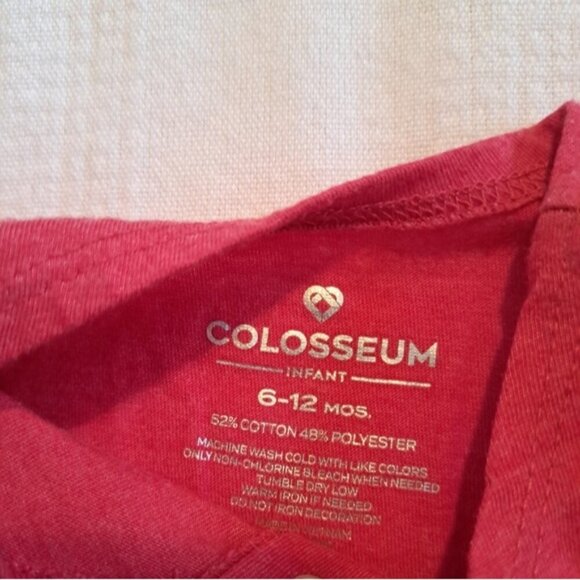 Ole Miss girls size 6-12 months bodysuit, ruffle cap sleeve, EUC - Picture 3 of 4